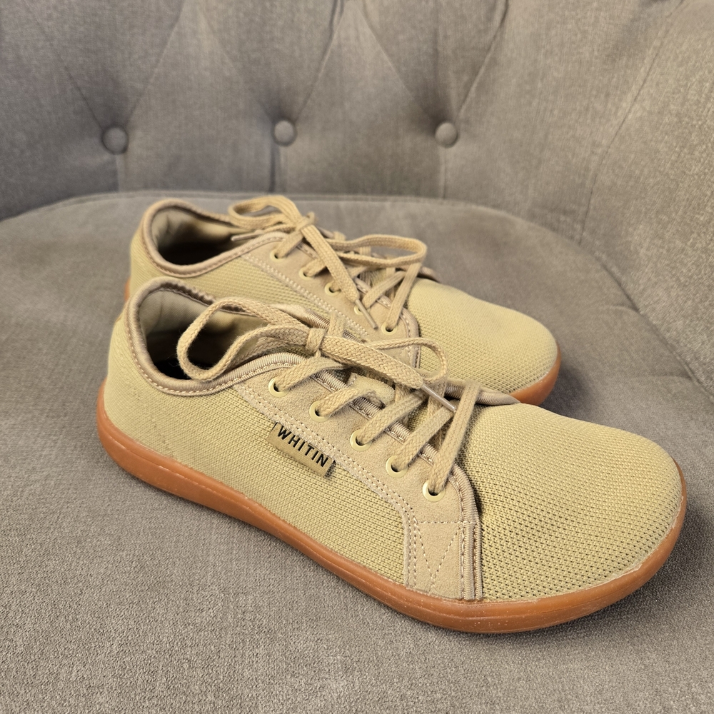 WHITIN Barefoot Beige Knit Sneakers - Picture 3 of 5